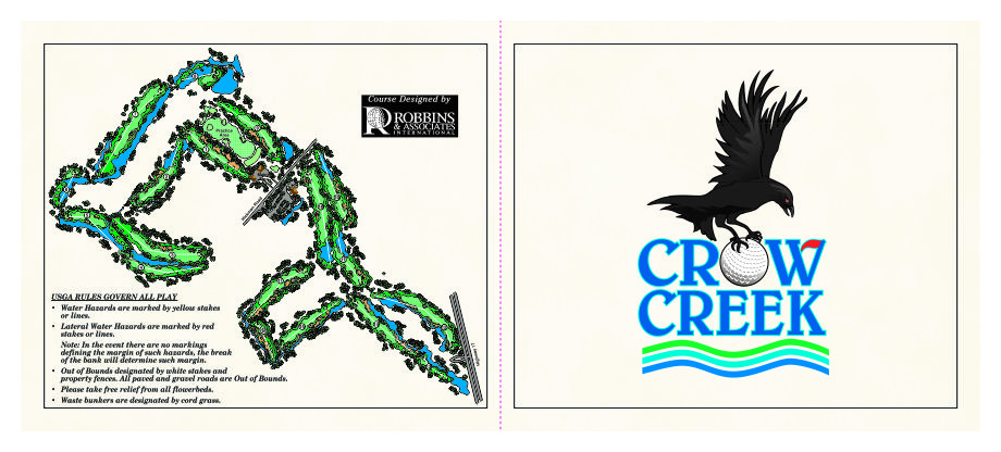 crow creek scorecard course layout